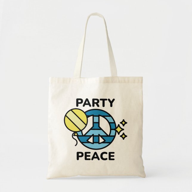 Party Peace Tragetasche (Vorne)