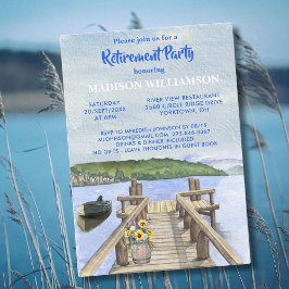 Party Pension Bergsee Dock Einladung