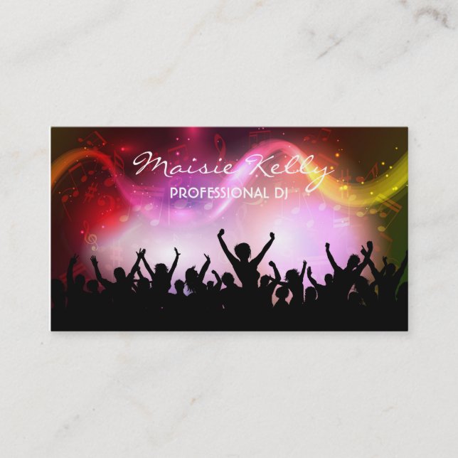 Party People Business Card Visitenkarte (Vorderseite)