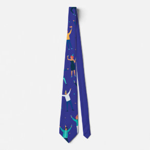 Party People Confetti Necktie - Fun Celebration Krawatte