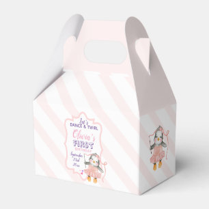 Party Pinguin Ballerina Pink Pvor B Geschenkschachtel