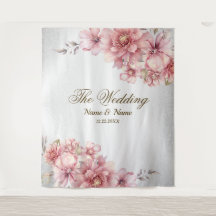 Party Pink Aquarell Blume Shiny Glitzer Moderne