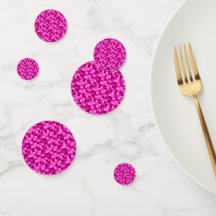 Party Pink Pixels Konfetti, Pixelart-Muster