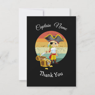 Party Pirate Boy Thema Danke Karte