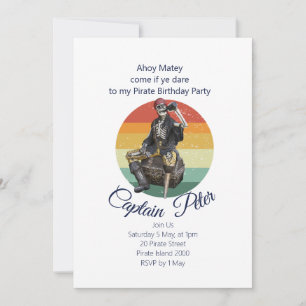 Party Pirate Einladung
