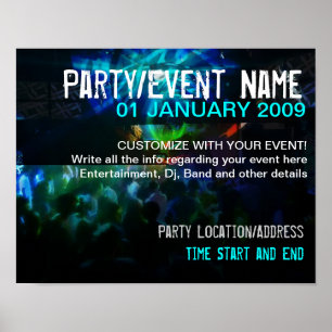 Party Plakat #005 Poster