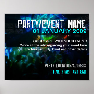 Party Plakat #005 Poster