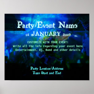 Party Plakat #007 Poster