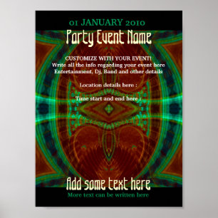 Party Plakat #012a Poster