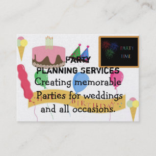 Party-Planung Visitenkarte