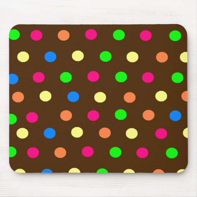 Party-Polka-Punkt Mousepad (Vorne)