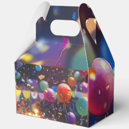 Party Pop Geschenkboxen mit Handles - Ballon Celeb Geschenkschachtel