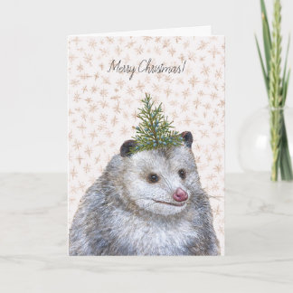 Party 'Possum Weihnachtskarte Feiertagskarte