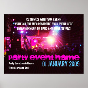 Party Poster #002 Poster