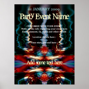 Party Poster #008 Plakat
