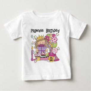 Party Prinzessin 2. Geburtstagsgeschenke Baby T-shirt