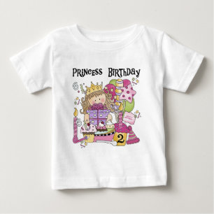 Party Prinzessin 2. Geburtstagsgeschenke Baby T-shirt