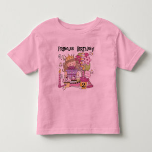 Party Prinzessin 2. Geburtstagsgeschenke Kleinkind T-shirt