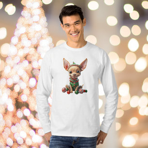 Party Pup Christmas Dog Herren T-Shirt