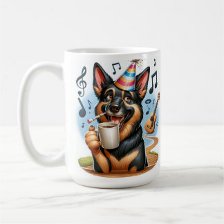 "Party Pup - Musikalische Feier mit Kaffee & Freud Kaffeetasse