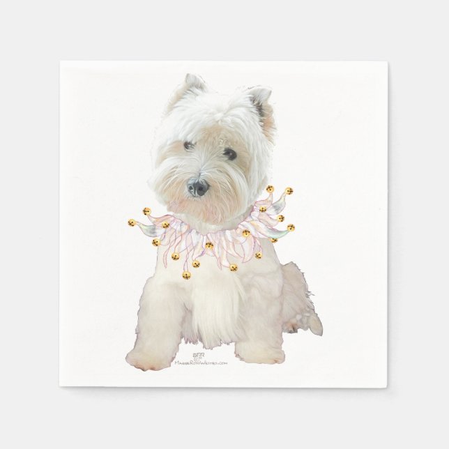 Party Puppy Serviette (Vorderseite)