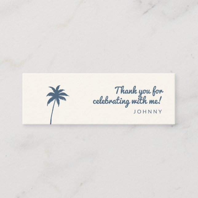 Party qr für soziale Medien Mini Visitenkarte (Vorderseite)