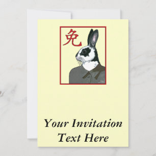 Party Rabbit Einladung