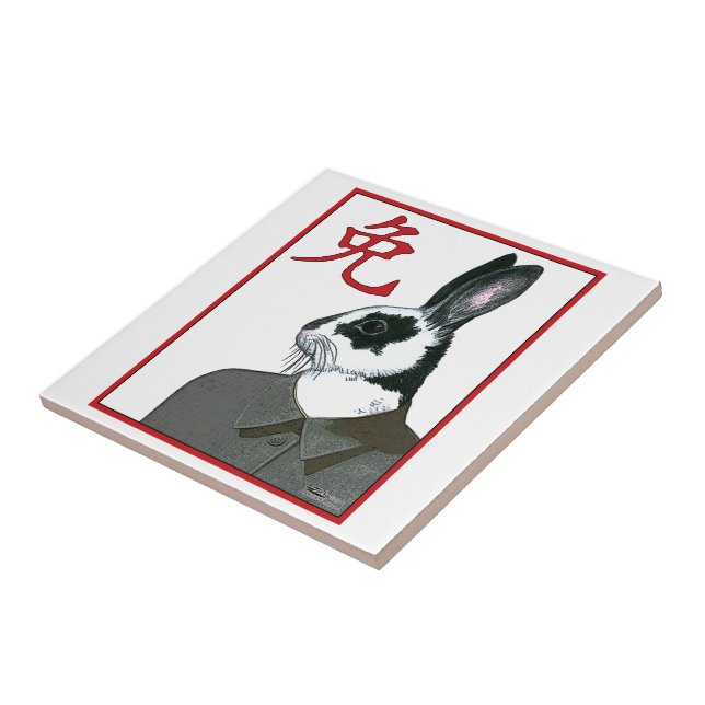 Party Rabbit Fliese (Seite)