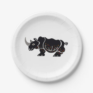 Party - RHINOCEROS - Erhaltung - Pappteller