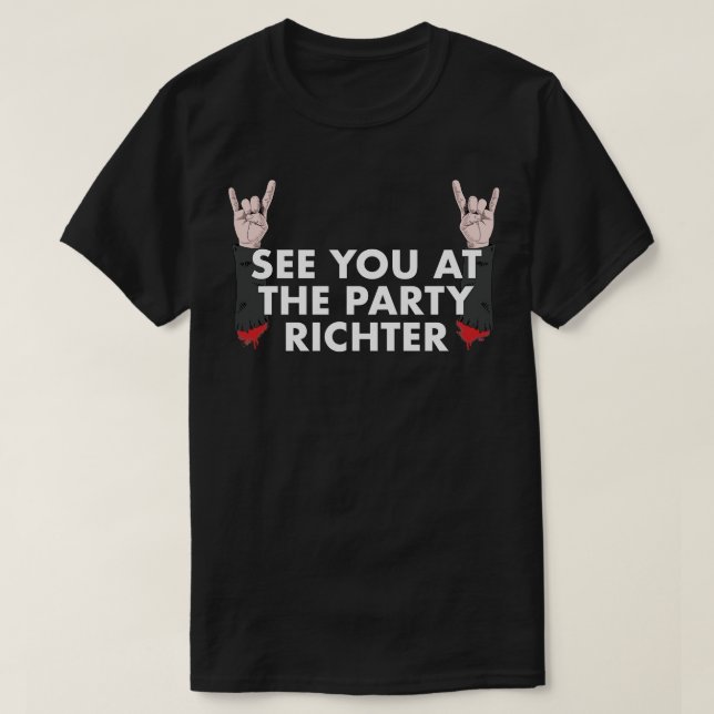 Party Richter T-Shirt (Design vorne)
