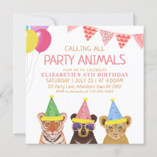 Party Rosa Geburtstag Einladung
