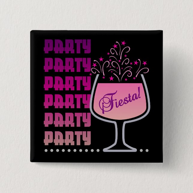 Party - Schaltfläche Fiesta Button (Vorderseite)