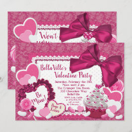 Party Schatzvalentines Tages Einladung