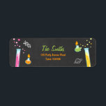 Party "Science Return Address Label Experiment Lab<br><div class="desc">Benutzen Sie diese lustigen Labels für Ihre Rücksendeadressen-Aufkleber! Thema Wissenschaft.</div>