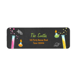 Party "Science Return Address Label Experiment Lab