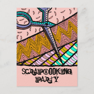 Party Scrapbooking Partys Einladung