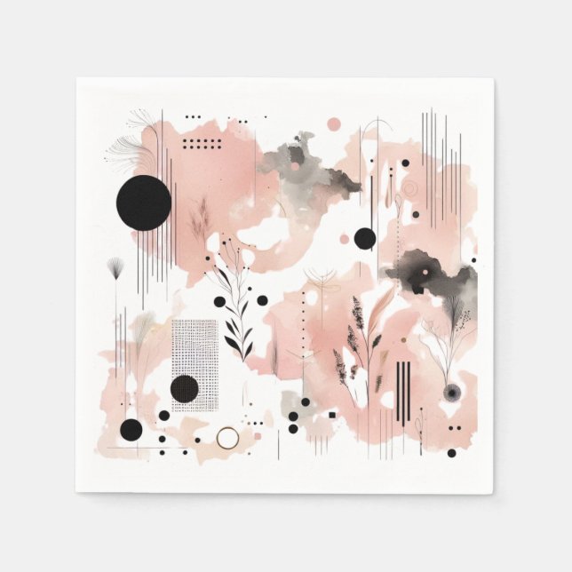 Party-Serviette, Geburtstag, Hochzeit Serviette (Vorderseite)