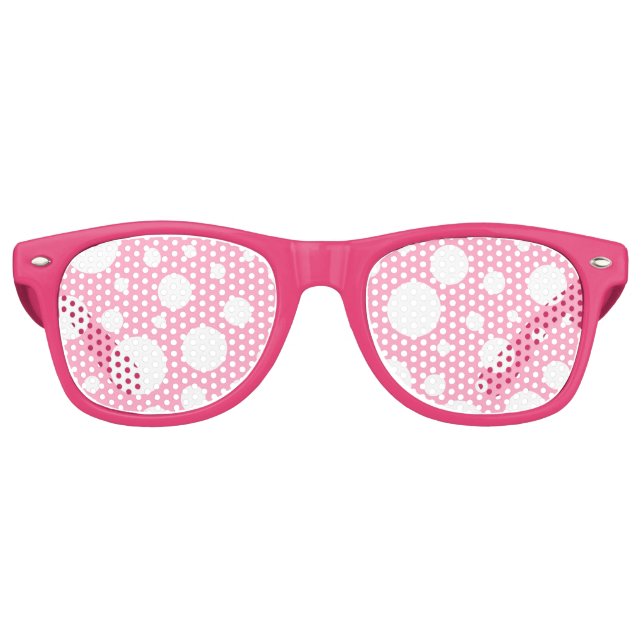 Party-Shades mit rosa Spots Partybrille (Vorderseite)