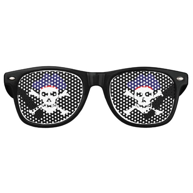 Party Shades & Pirate Sonnenbrillen / Piraten-Flag (Vorderseite)