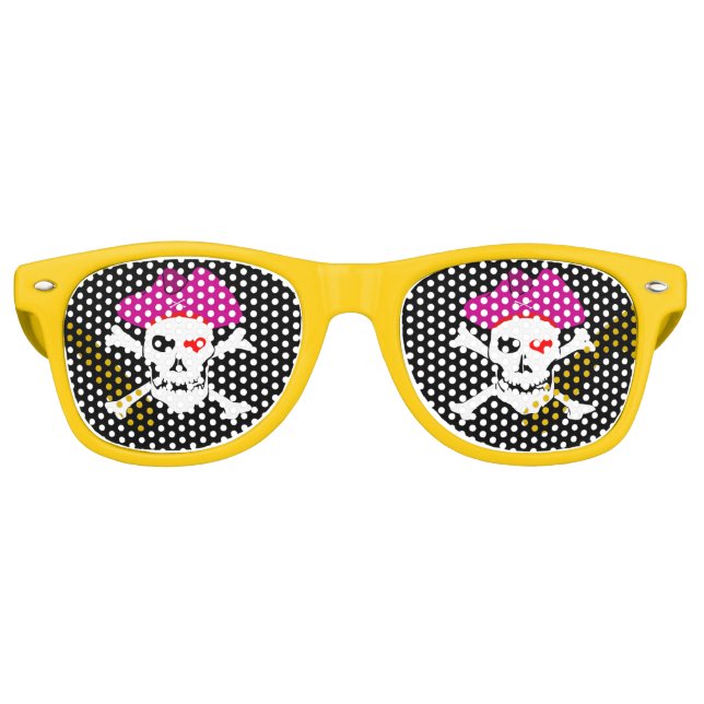 Party Shades & Pirate Sonnenbrillen / Piraten-Flag (Vorderseite)