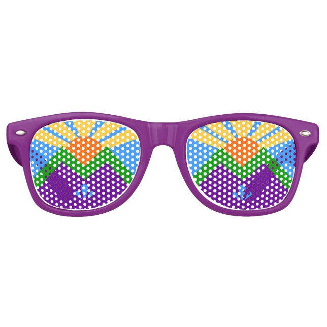 Party Shades Sonnenbrille, Flagge von Manitou Spri Partybrille (Vorderseite)