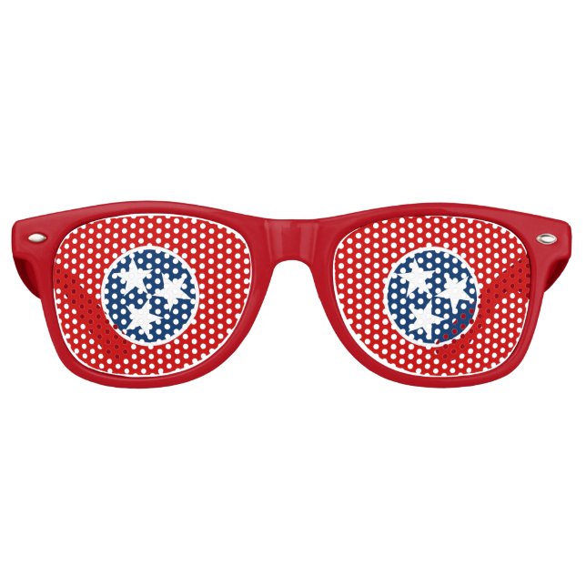 Party Shades Sonnenbrille - Tennessee-Flagge (Vorderseite)
