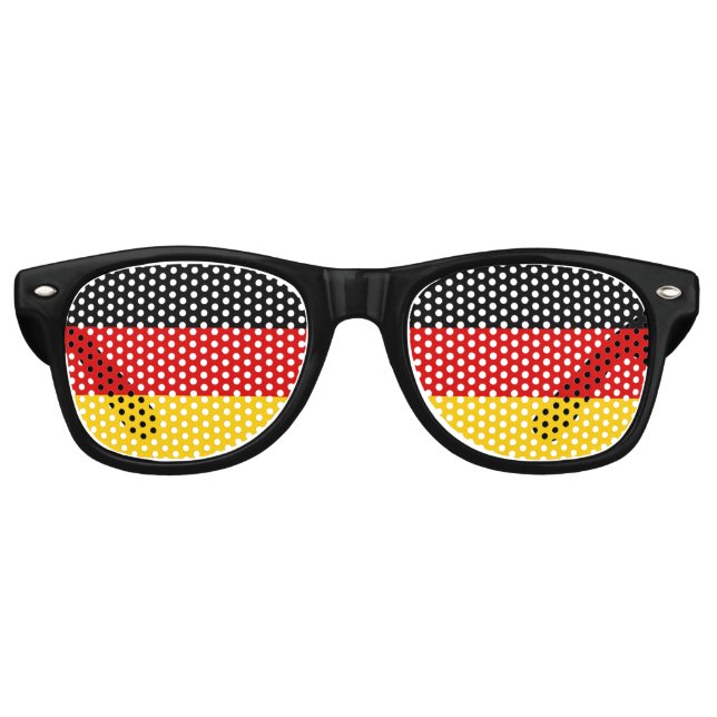 Party Shades Sunglasses - deutsche Flagge Partybrille (Vorderseite)