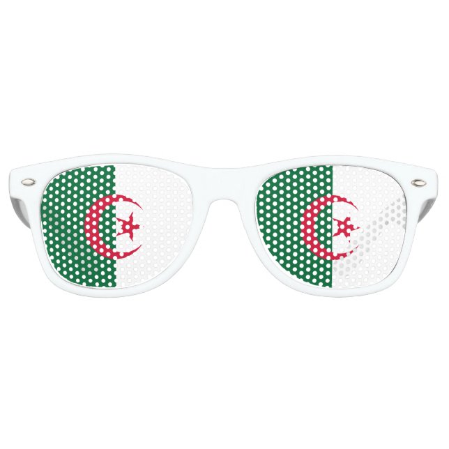 Party Shades Sunglasses - Flagge Algeriens Partybrille (Vorderseite)