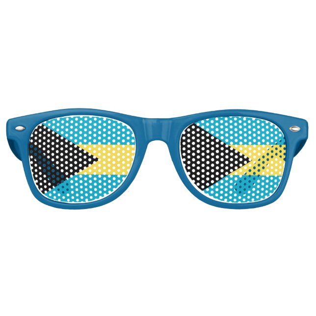 Party Shades Sunglasses - Flagge Bahamas Partybrille (Vorderseite)