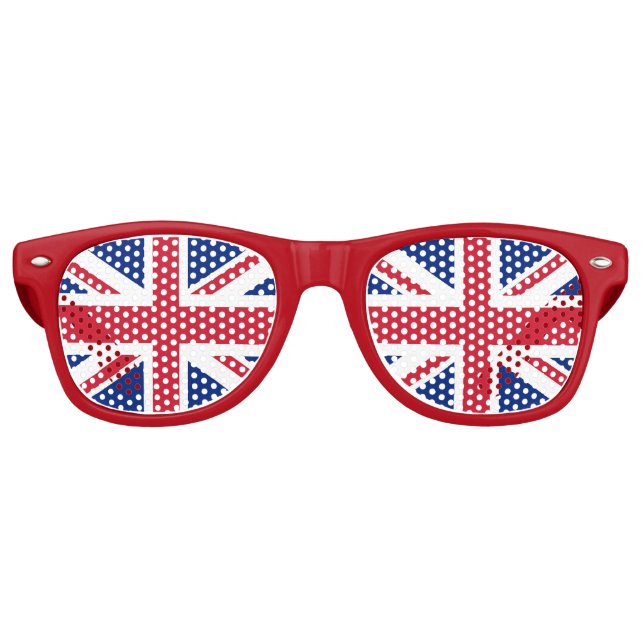 Party Shades Sunglasses - Flagge des Vereinigten K Partybrille (Vorderseite)