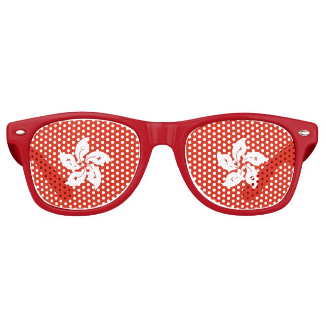 Party Shades Sunglasses - Flagge Hongkongs Partybrille (Vorderseite)