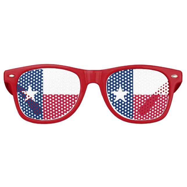 Party Shades Sunglasses - Flagge Texas Partybrille (Vorderseite)