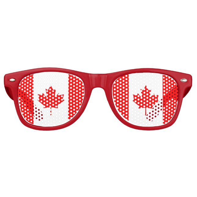 Party Shades Sunglasses - Kanada-Flagge Partybrille (Vorderseite)