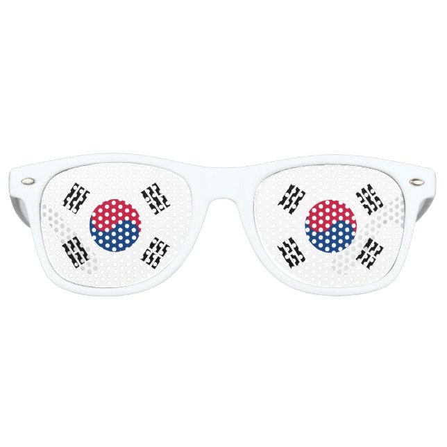 Party Shades Sunglasses - Südkorea-Flagge Partybrille (Vorderseite)